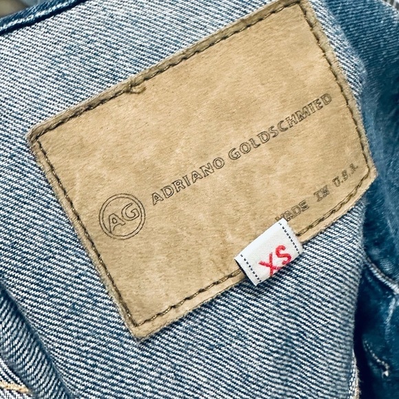 AG The Nancy Drop Shoulder Jean Jacket - Sz XS - Picture 4 of 10